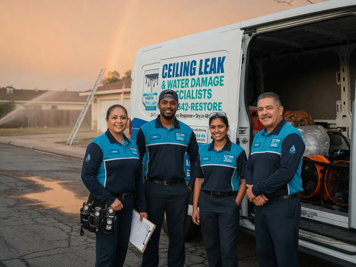 Ceiling Leak Cleanup company in Croton, OH