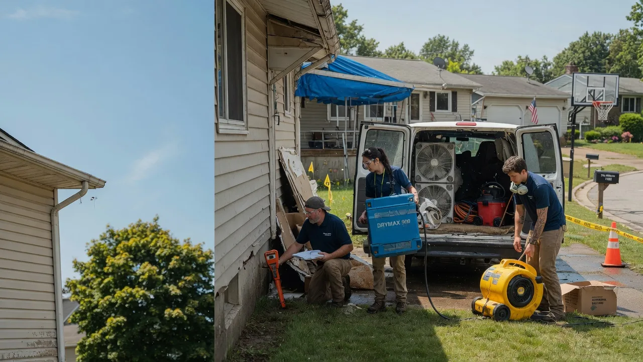 Ceiling Leak Cleanup in Croton, OH near me