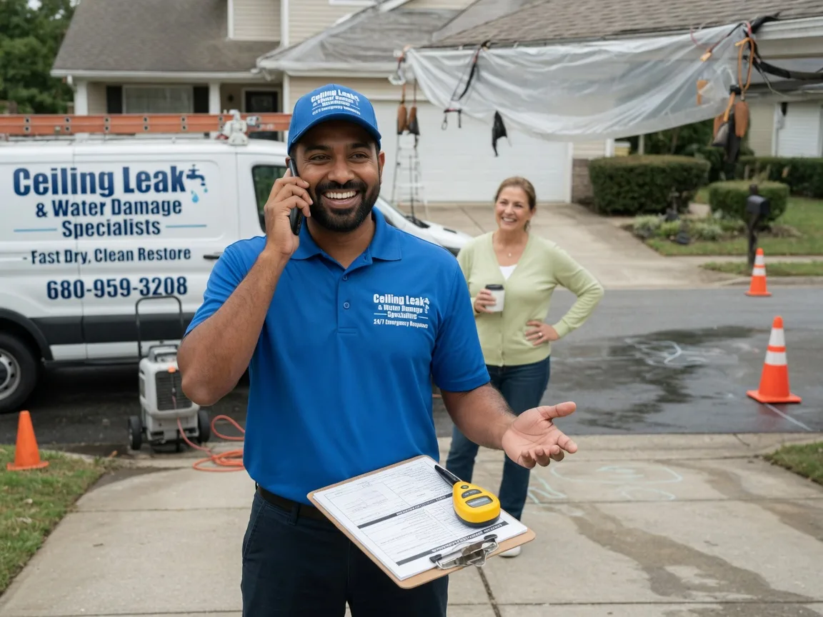 Ceiling Leak Cleanup Croton, OH FAQs